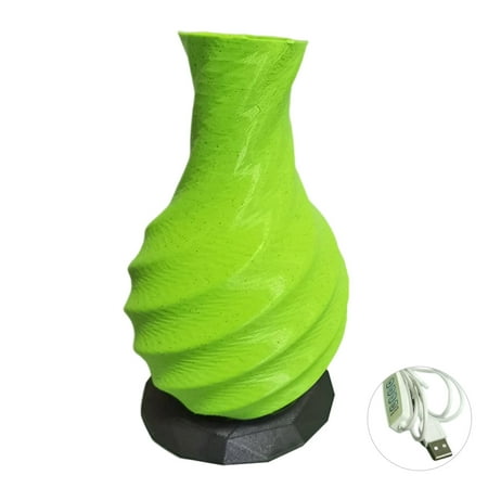 

Flower Arrangement Vase Night Light 3 Colors Dimmable Lighting Ornament Crafts