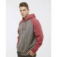 thumbnail image 2 of J. America Vintage Heather Hooded Sweatshirt, 2 of 5