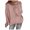 Pink, variant on Vedolay Sweaters for Women Trendy Womens 2023 Lantern Long Sleeve Crewneck Casual Solid Color Ribbed Pullover Sweater,Red M