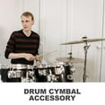 thumbnail image 3 of RENACLIPY 1Set Drum Felt Pad Assorted Color Protective Accessory for Drum Cymbals, 3 of 6