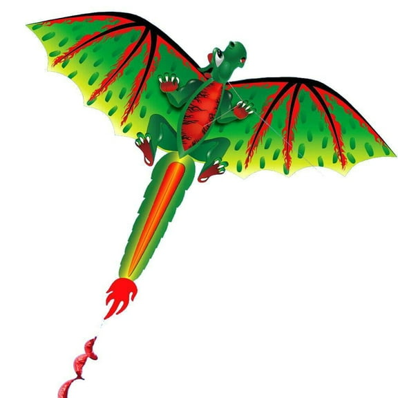 Zxpjkyu 3D Dinosaur Kite Multicolor Long Tail Design,Easy to Fly 3D Single Line Kite | Enjoyable Kite for Adults Kids |Great 3D Kite for Outdoor Beach or Park