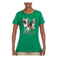 thumbnail image 2 of If It's Not a German Shepherd It's Just a Dog Gift | Womens Dog Lover Graphic T-Shirt, Kelly, Large, 2 of 3