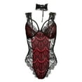 thumbnail image 2 of uublik Valentines Lingerie Set for Women Lace Babydoll Sexy Naughty Plus Size Bodysuit, 2 of 5