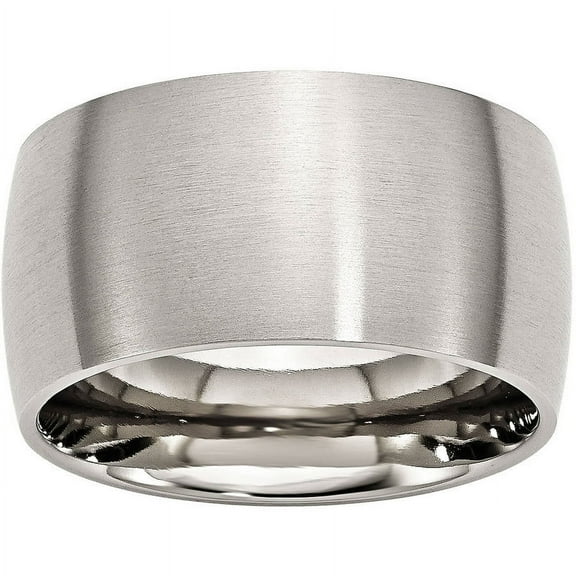 Primal Steel Stainless Steel Brushed 12mm Half Round Band
