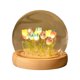 thumbnail image 1 of Luz de noche hecha a mano Decoración de muebles Simulación Flor Dormitorio Lámpara de mesa Niños Niña Pareja Atmósfera Decoración Escritorio Ornamento, 1 of 4