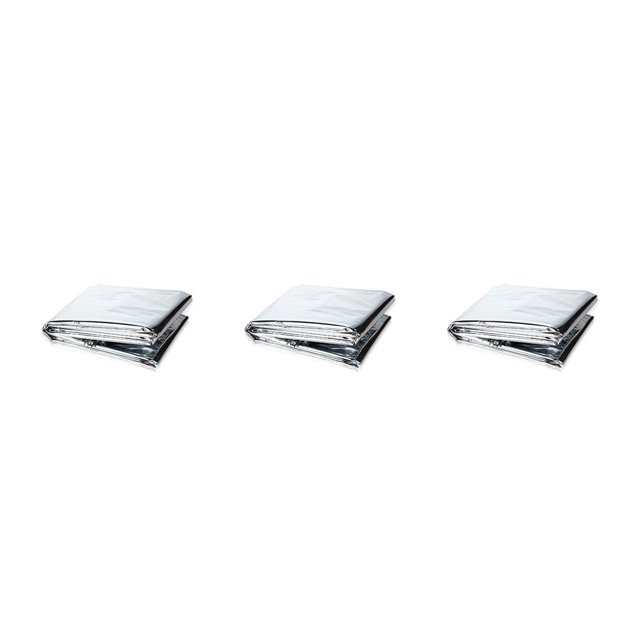 Eigraketly Manta de emergencia al aire libre a prueba de viento rescate supervivencia cubierta térmica mochilero plegable reflectante tienda Type7 NO7