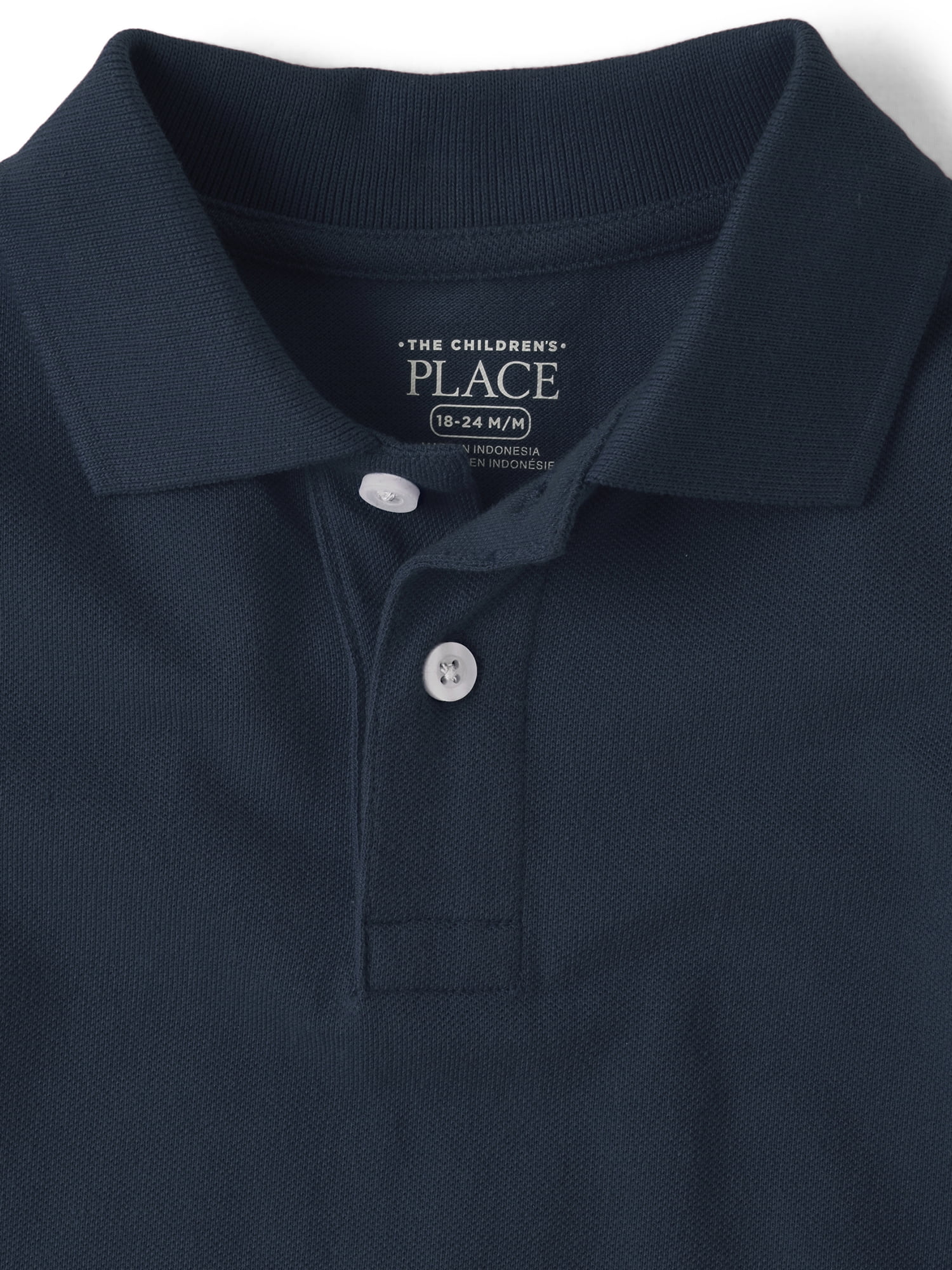 The Children's Place Toddler Boys Uniform Short Sleeve Pique Polo, Sizes 6M-5T