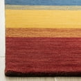 thumbnail image 3 of Safavieh Himalaya Cleto Striped Wool Area Rug, Orange/Multi, 5' x 8', 3 of 8
