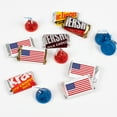 thumbnail image 2 of 128 Pcs Patriotic Candy Red, Silver & Blue Hershey's Chocolate Mix (1.58 lb) - By Just Candy, 2 of 5