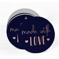 thumbnail image 2 of Inkdotpot Real Rose Gold Foil Made With Love Text Tag Favor Hang Paper Tag 100 Piece, 2 of 6