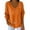 Orange, variant on Yigetop V Neck Sweatshirt Women, Women's Casual Autumn Sweater Striped Long Sleeve T Shirt Graphic Shirt Fall Sweatshirts for Women Women's Sweatshirt Gold L