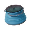 thumbnail image 3 of LOVIVER Bouilloire de Camping Pliable pour Activités Extérieures Voyage Pêche Bleu, 3 of 8