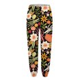 thumbnail image 4 of Pantalones de pierna ancha sueltos de cintura alta ajustados deportivos casuales de moda para mujer de Halloween Fridja alkflakhf35096, 4 of 5