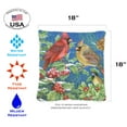 thumbnail image 2 of Toland Home Garden Set of 2 Winter Feast Winter Pillow Covers 18x18 Inch Bird Throw Pillows, 2 of 4