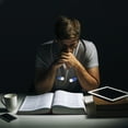 thumbnail image 4 of Luz de lectura de abrazo de cuello Luz de libro LED recargable Manos libres 3, 4 of 8