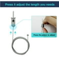thumbnail image 3 of Kit de cables colgantes Cezelux, luces de garaje hexagonales, paquete de 20, 3 of 6