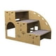 thumbnail image 4 of Escalones de madera para perros, escaleras para perros, accesorios de 3 escalones, 51x32x36cm, fáciles de instalar y convenientes con peldaños alfombr, 4 of 9