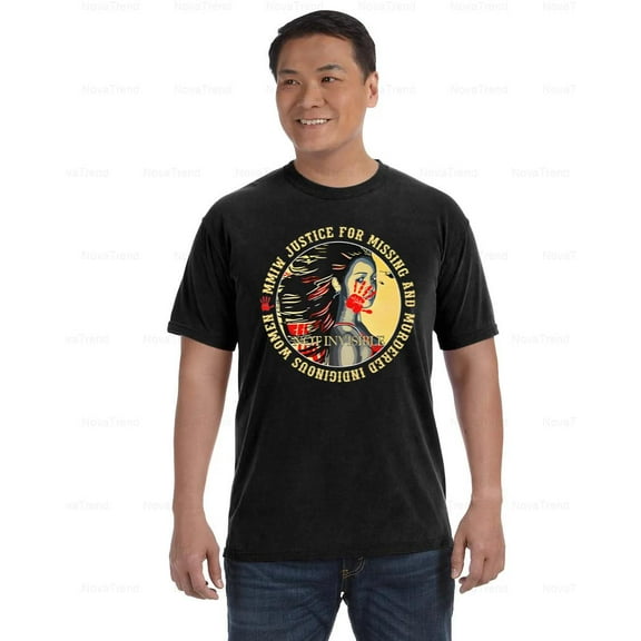 Justice for MMIW Comfort Color T-Shirt Indigenous Awareness Bold Message, Unisex, up to size 4XL
