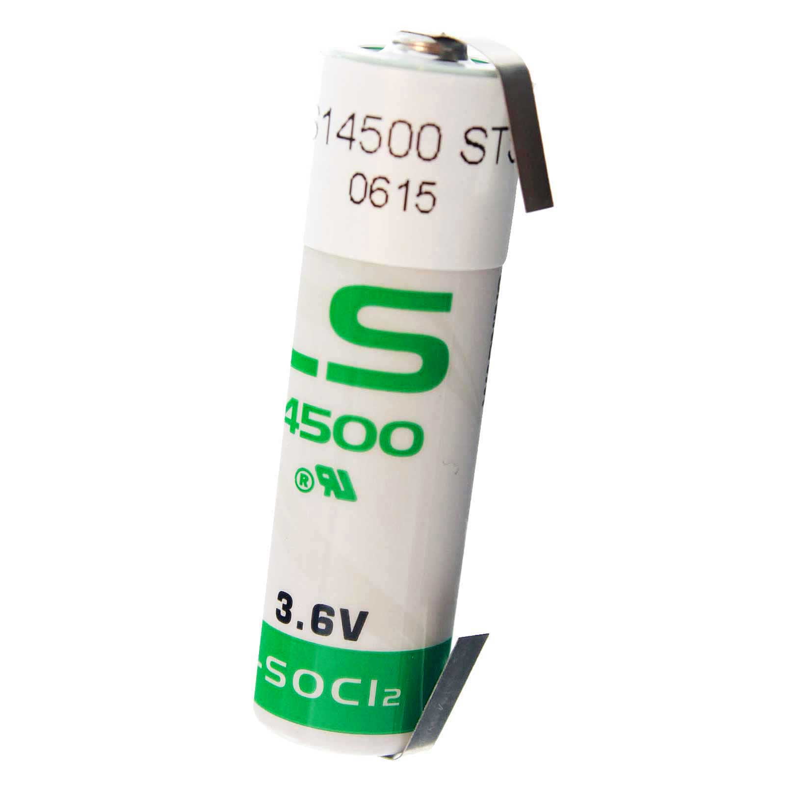 1 x Saft Batterie LS14500 AA Lithium-Thionylchlorid 3,6V 2600mAh 