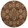 thumbnail image 2 of Rizzy Home VN9453 rust 8' Round Hand-Tufted Area Rug, 2 of 5
