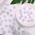 thumbnail image 4 of Uxcell 50 Pcs Encanto de Flor Hueca Colgantes de Marco de Bisel Abierto para Fabricación de Joyas de Resina DIY Púrpura, 4 of 6