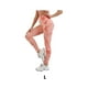 thumbnail image 5 of Mujeres Butt Leggings Gimnasio Tie Dye Push Up Hip Lift Cintura alta Deportes Pantalones de chándal Medias para trotar Correr Ciclismo Yoga Prendas para la parte inferior del cuerpo Naranja L Sonducket AP019361-08, 5 of 6