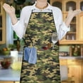 thumbnail image 6 of Camouflage Adjustable Waterproof Apron for Adults 33x27 Inch – Cooking Apron with 2 Large Pockets, Durable Polyester Bib for Kitchen, Baking, BBQ, and Home Use, 6 of 6