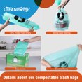 thumbnail image 7 of CLEANHOME 100 Counts Compostable Trash Bags 13-Gallon 49.2L Biodegradable Kitchen Scrap Waste Bag Outdoor, 7 of 7