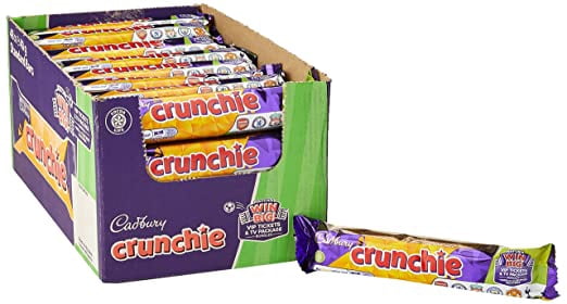 Cadbury Crunchie Chocolate Bar 40g (pack of 48)