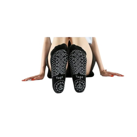 GENERICO Pack 2 Pares Calcetines Antideslizantes Yoga Pilates Mujer