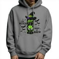 thumbnail image 1 of LUOGENLI Chandails à Capuchon pour Hommes Voitures Graphiques Halloween Chandail à Capuchon Graphique Chandail Molletonné à Enfiler Manches Longues Veste Décontractée avec Imprimé pour l'Automne et l'Hiver Tenue Confortable Chandails à Capuchon pour Hommes à Enfiler 4Xlt Grey1 Taille TTG, 1 of 5