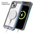 thumbnail image 4 of Funda GHOSTEK Atomic para iPhone 14 Aluminio Transp Prismatic MagSafe Ghostek Atomic, 4 of 9