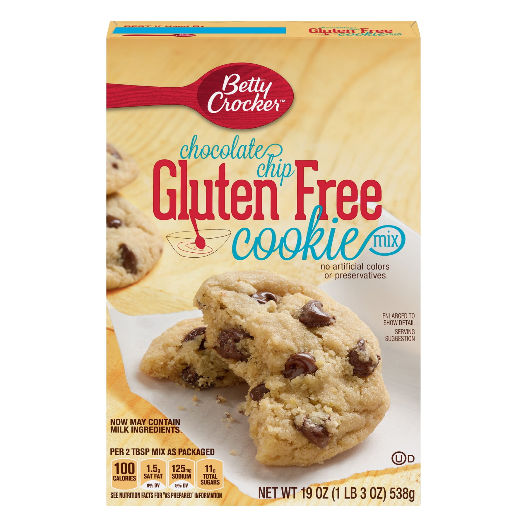  6 Pack Betty Crocker Gluten Free Chocolate Chip Cookie Mix 19 Oz 