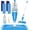 Light Blue, variant on Spray Floor Mop for Hardwood, Tile, Laminate, Vinyl & Marble – Includes Refillable Microfiber Pads (5-Pack), for Wet and Dry Mopping