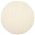 thumbnail image 3 of SAFAVIEH Reno Deacon Solid Polyester Shag Area Rug, Cream, 6'7" x 6'7" Round, 3 of 9
