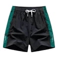 thumbnail image 4 of EOYWHK Men Running Shorts with Pockets Elastic Waist Jogging Shorts Men Soft Lightweight Breathable for Sports Training Gym Casual Wear Green, Size L, 4 of 9