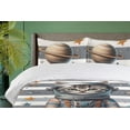 thumbnail image 2 of Ambesonne Cat Duvet Cover Set, Space Art Astronaut Kitten Art, Twin, Pale Grey Multicolor, 2 of 4