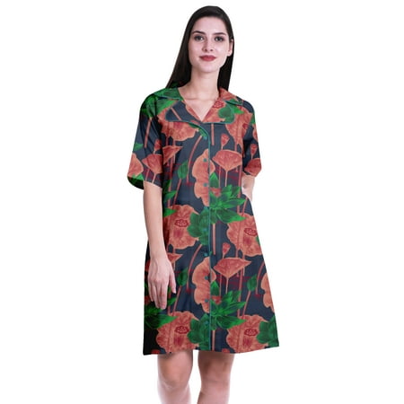 

Moomaya Night Dresses For Women Short Nightwear Plus Size Shirts For Women-S-XXL