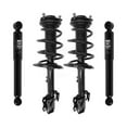 thumbnail image 1 of Transit Auto Front Rear Complete Suspension Shocks Strut and Coil Spring Mount Assemblies Kit for Car 2014-2019 Toyota Highlander Excludes Sport Left Right Driver Passenger Side K78M-100249, 1 of 2