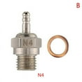 thumbnail image 1 of 1Pcs  #8 Glow Plug N3 N4 Spark Nitro Engine Parts For HSP RC Car Part, 1 of 5