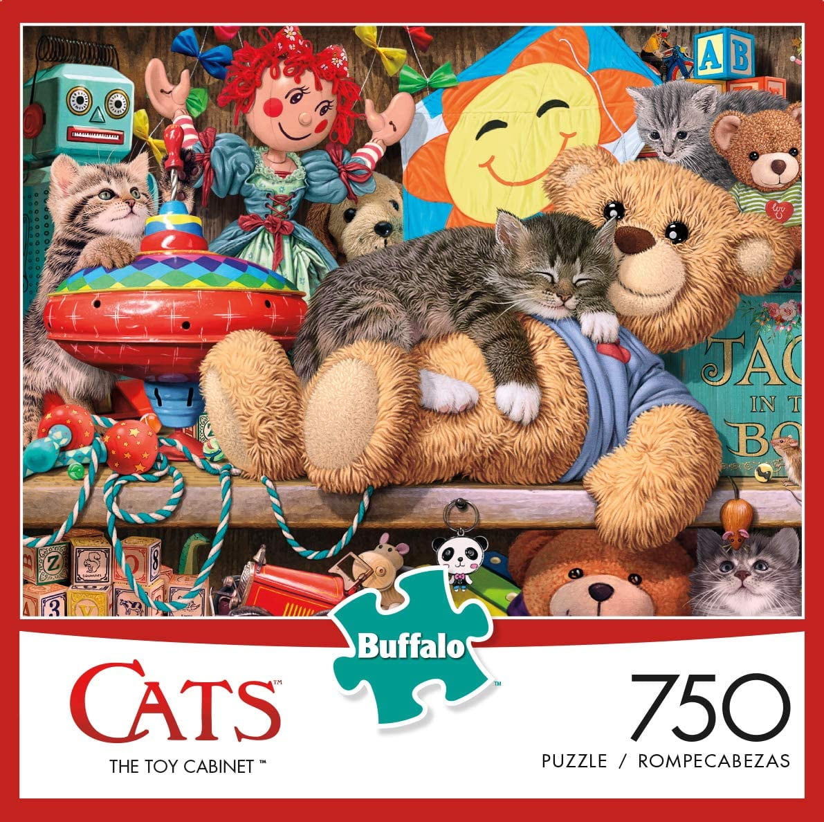 Buffalo Games - Cats Series - The Toy Cabinet - 750 Piece Jigsaw Puzzle