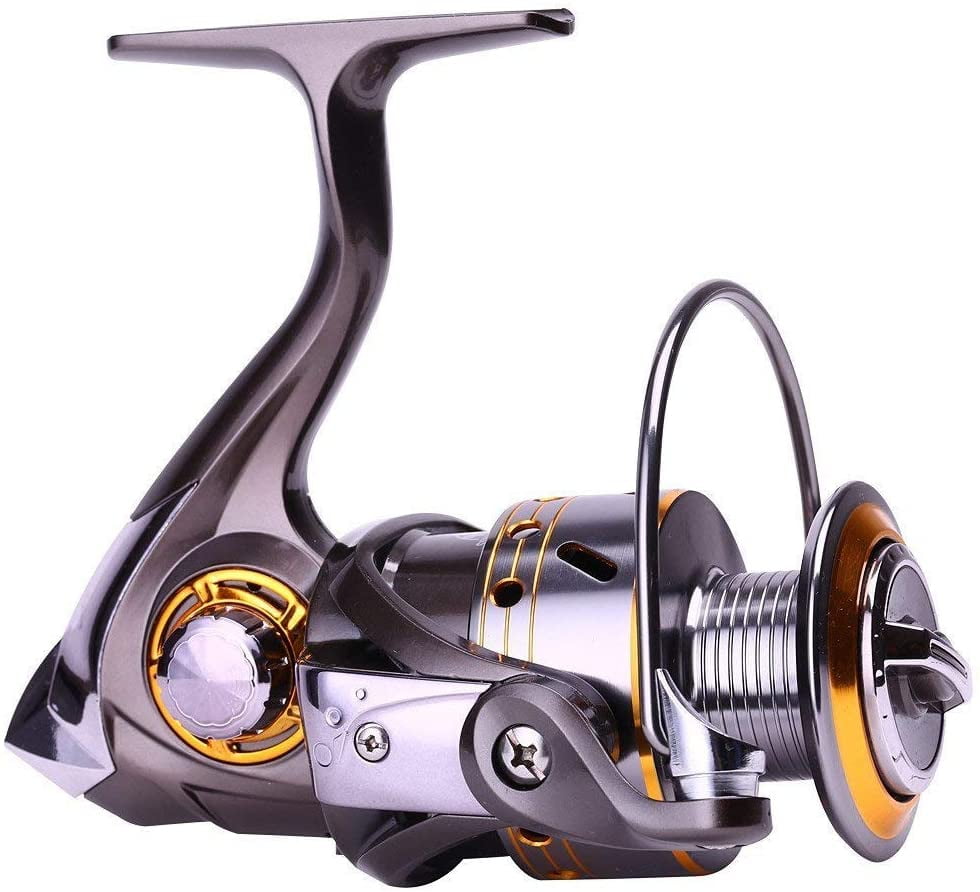 Sougayilang Fishing Reel Spinning 12+1BB Ultralight Smooth Powerful Spinning Reels for