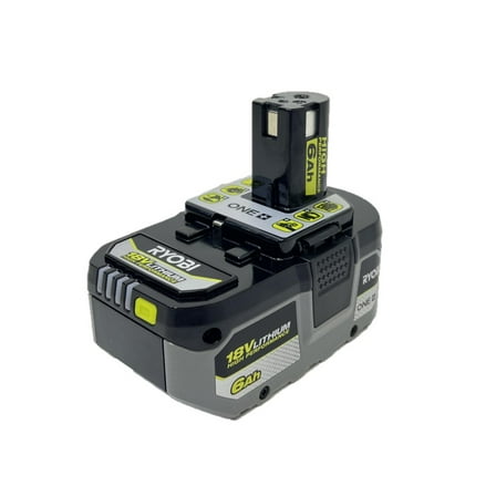 Ryobi P193 18V 6.0Ah High-Capacity Lithium-Ion Battery | Ultra-Long-Lasting, Cold-Resistant | Compatible with ONE  18V Tools (Drills, Saws, Lights)