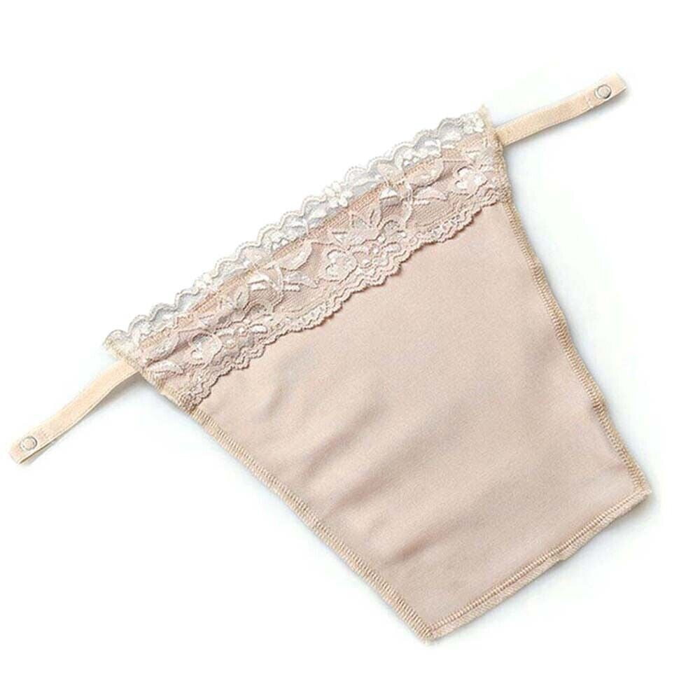 Women's Comfy Lace Clip-on Mock Camisole Bra Insert Overlay