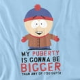 thumbnail image 2 of South Park Puberty Unisex Adult T-Shirt, Light Blue, Large, 2 of 6