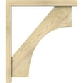 thumbnail image 3 of Ekena Millwork 4"W x 26"D x 30"H Westlake Block Rough Sawn Bracket w/ Offset Brace, Douglas Fir, 3 of 25