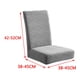 thumbnail image 2 of Funda Elástica para Silla Baoblaze Protector para Comedor Gris-Plata, 2 of 8