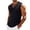 Black A2, variant on Antinious Men Solid Knit Sweater V-Neck Sleeveless Loose Versatile Comfortable Tank Top