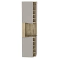 thumbnail image 2 of Corner Bar Cabinet with One - Door Storage | In Living Room for Relaxed Moments | Made of Top - quality Particle Board | Addresses Furniture Aging, 2 of 2