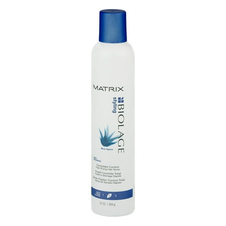 Matrix Biolage Styling Complete Control 2 Medium Hold Blue Agave Fast Drying Hair Spray, 10 Oz